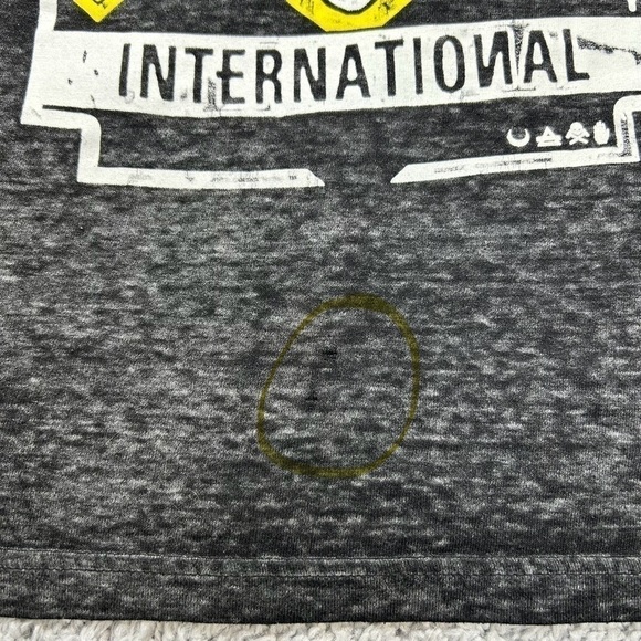 Society Shirt Mens Small Crewneck Tee Burnout Casual Streetwear Basic Party - Picture 6 of 6